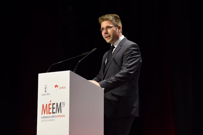 Ignacio Garrido durante su intervención en los Premios MEEM 2019